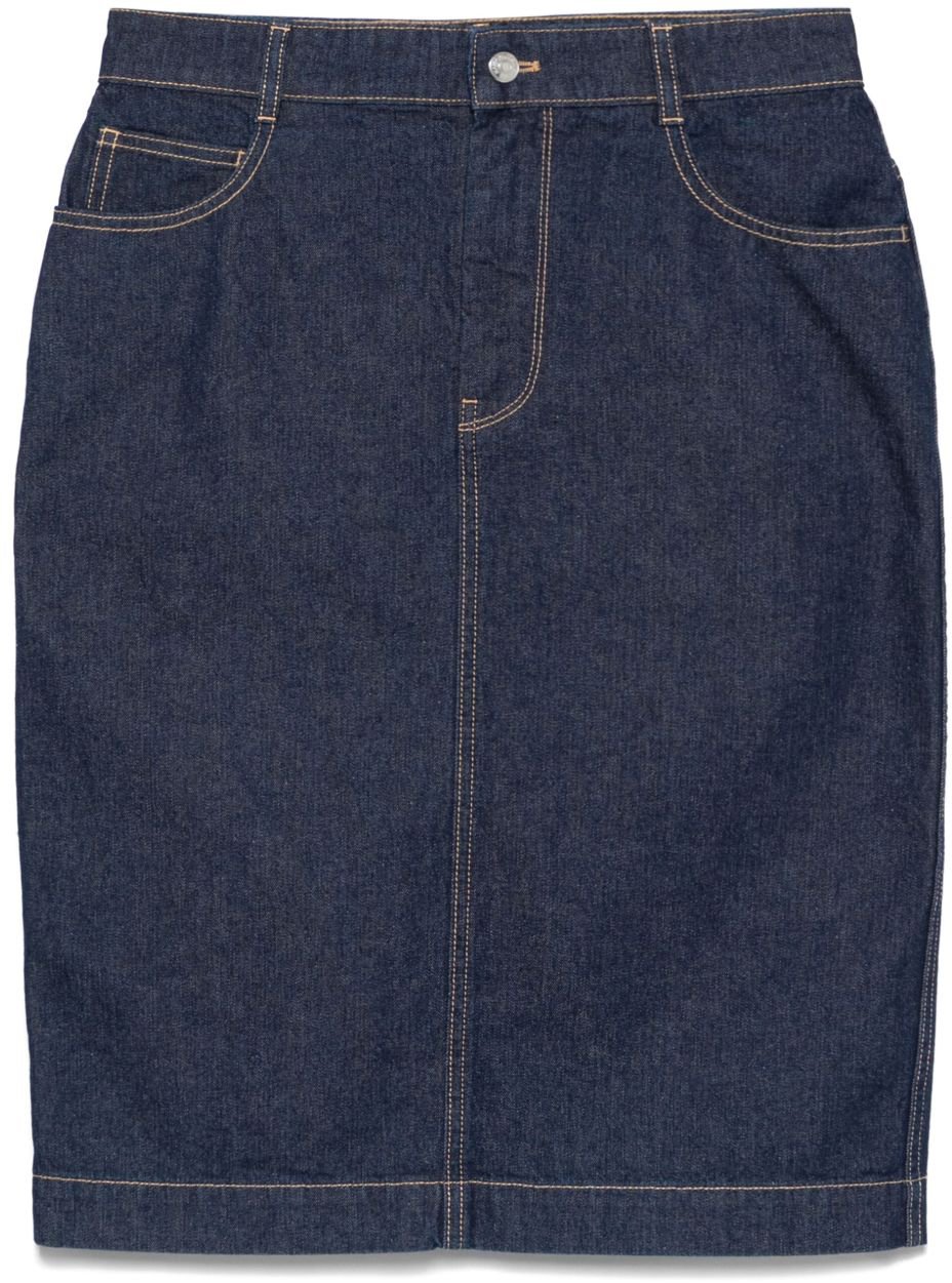 Maison Kitsuné Maison Kitsune' Skirts Blue Blauw