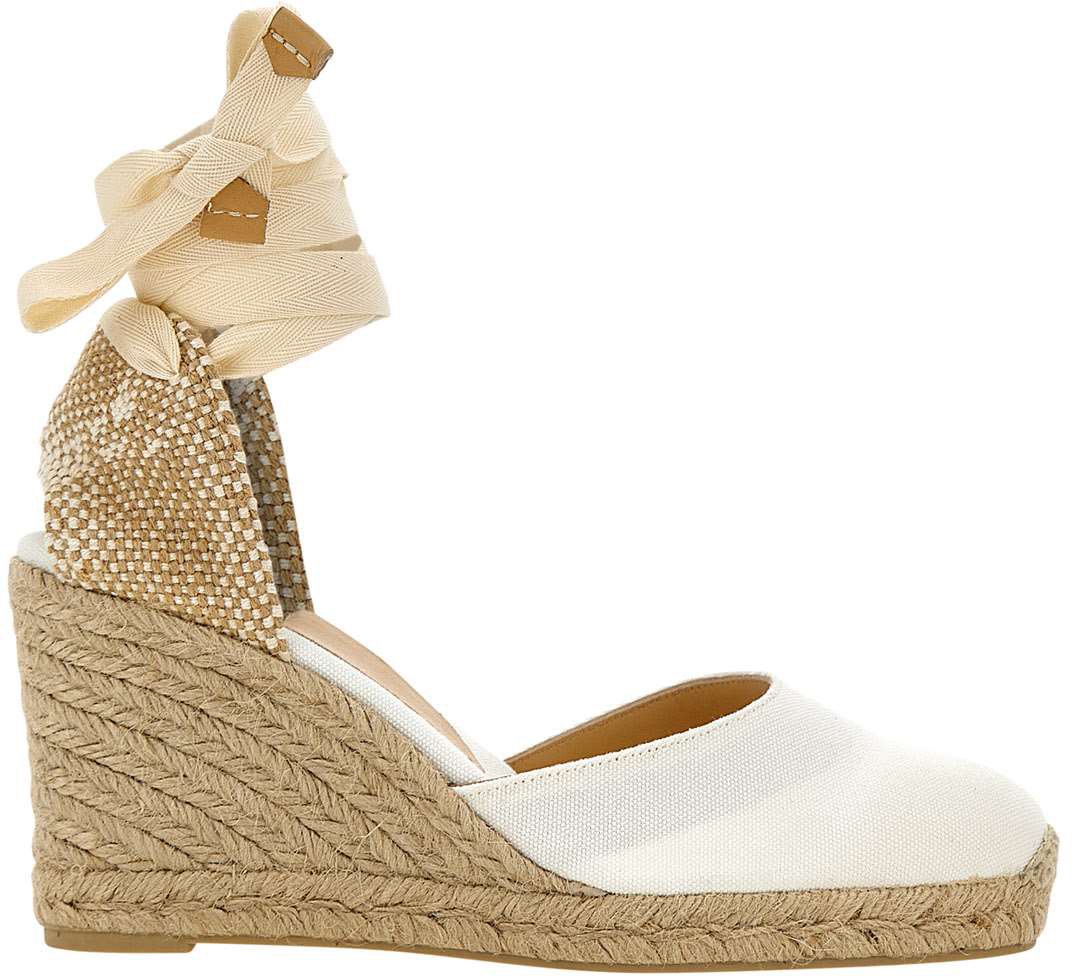 Castaner With Heel White Wit