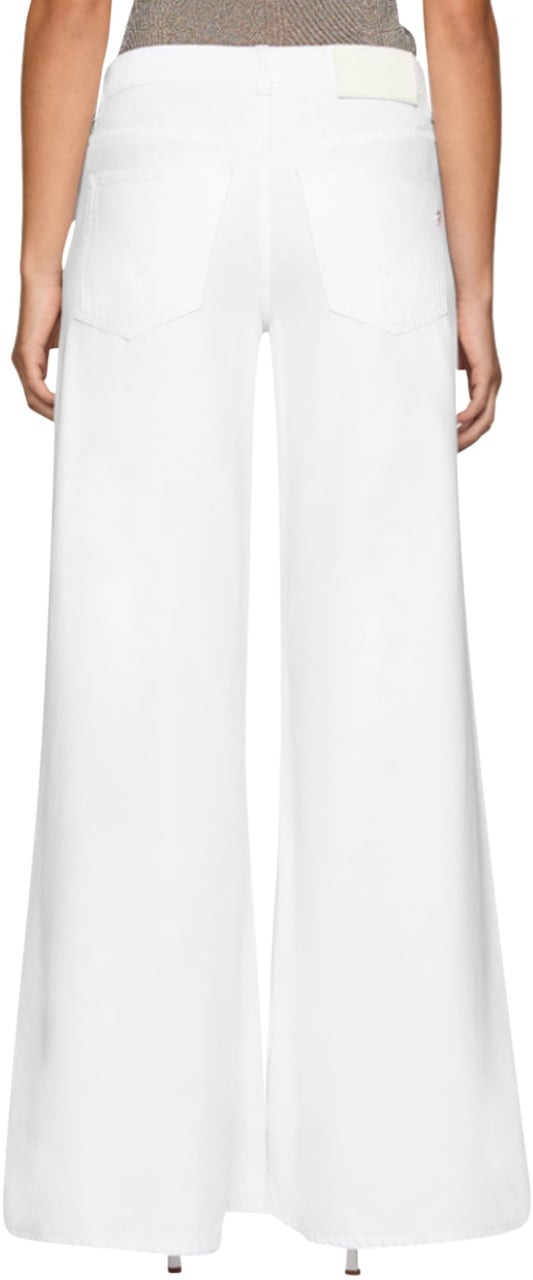 Dondup Trousers White Wit