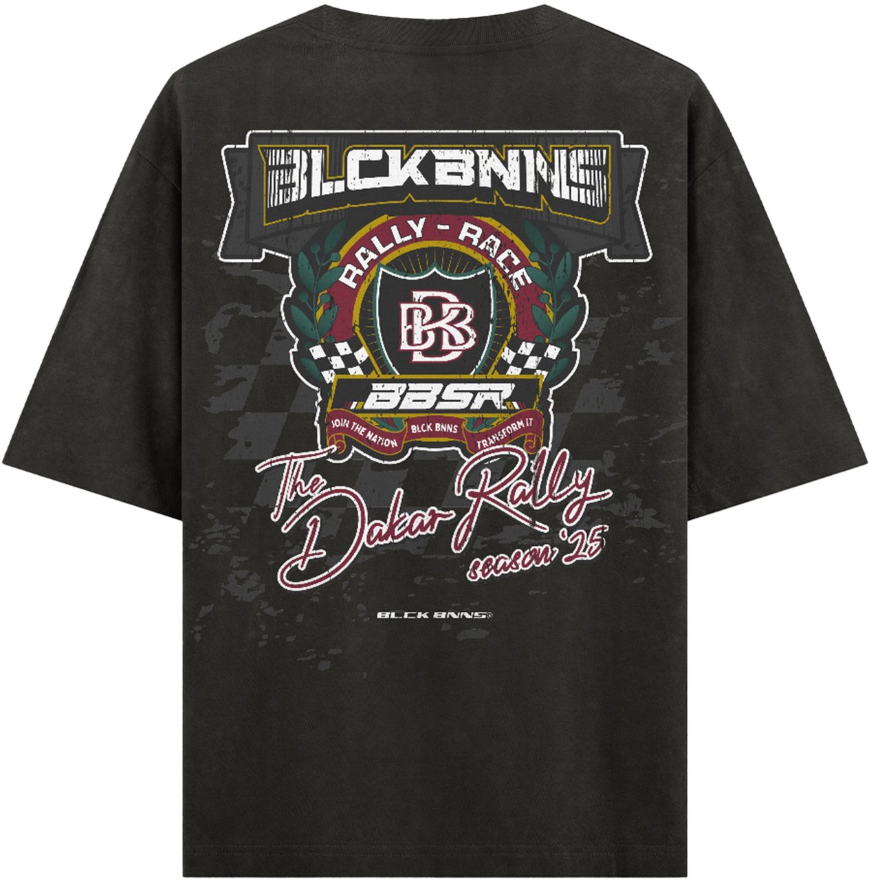 Black Bananas Rally T-shirt Zwart