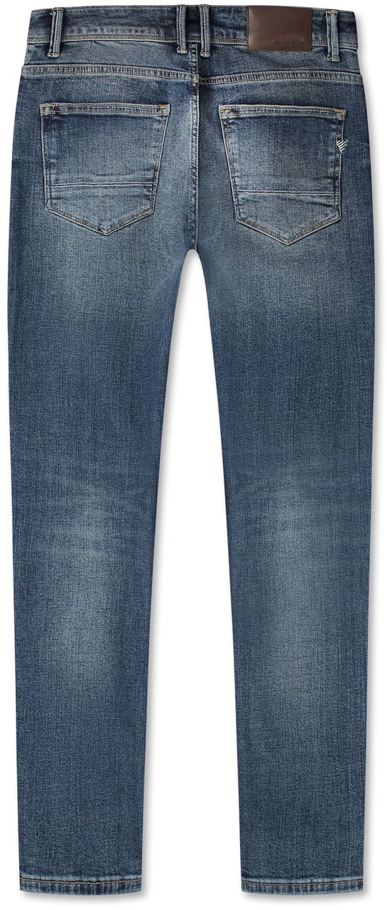 Pure Path Pure Path The Ryan Slim Fit Tapered Leg Blauw