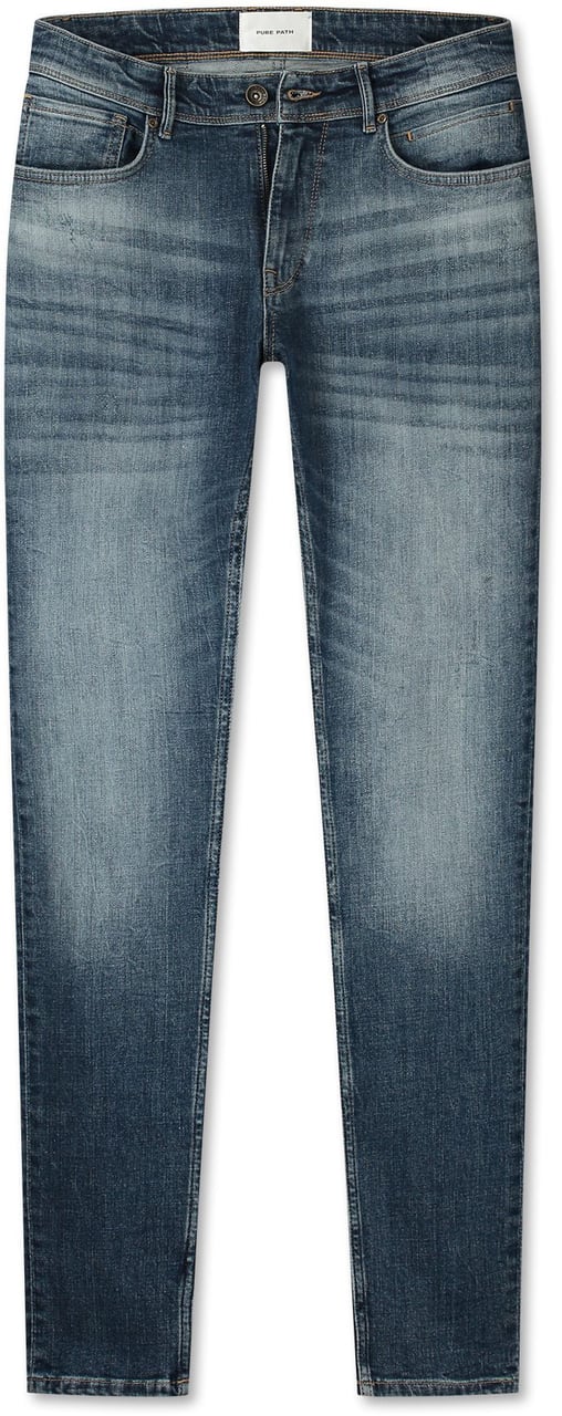 Pure Path Pure Path The Jone Denim Slim Fit Blauw