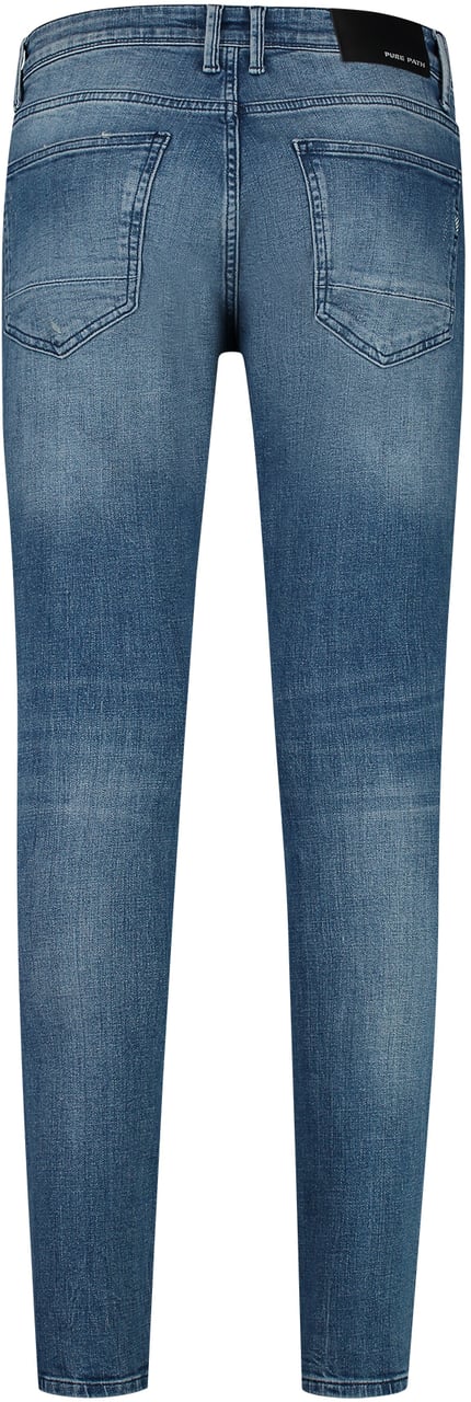 Pure Path Pure Path The Jone Denim Slim Fit Blauw
