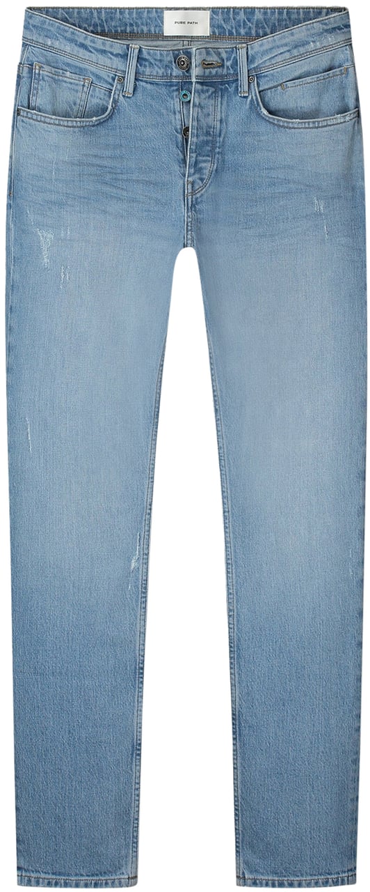 Pure Path Pure Path The Ryan Tapered Fit Blauw