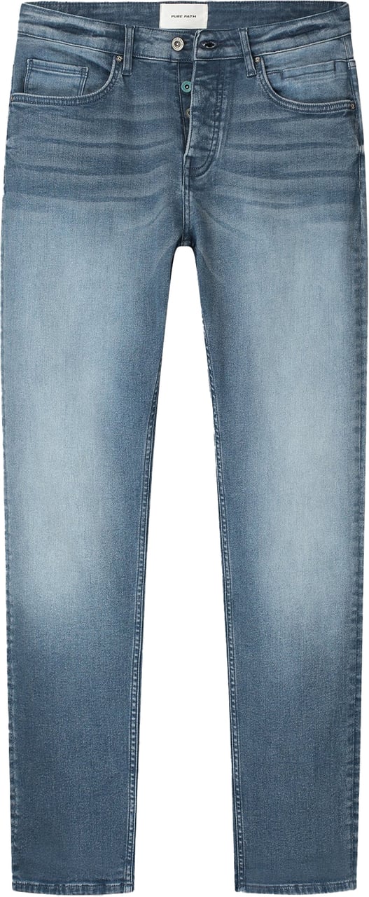 Pure Path Pure Path The Ryan Tapered Fit Blauw
