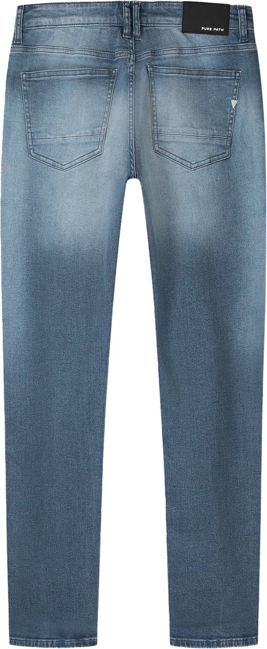 Pure Path Pure Path The Ryan Tapered Fit Blauw