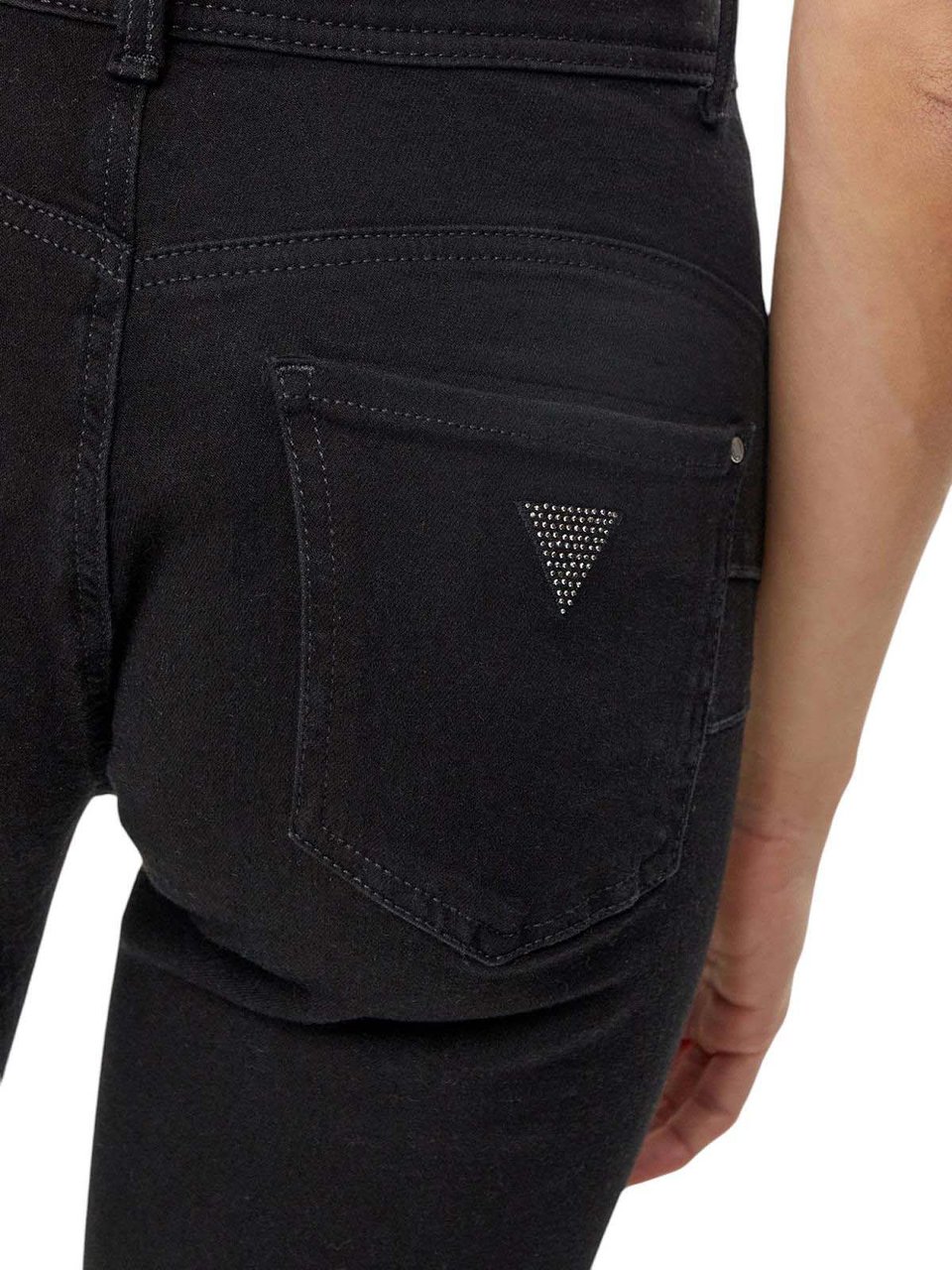 Guess Broek Black Zwart