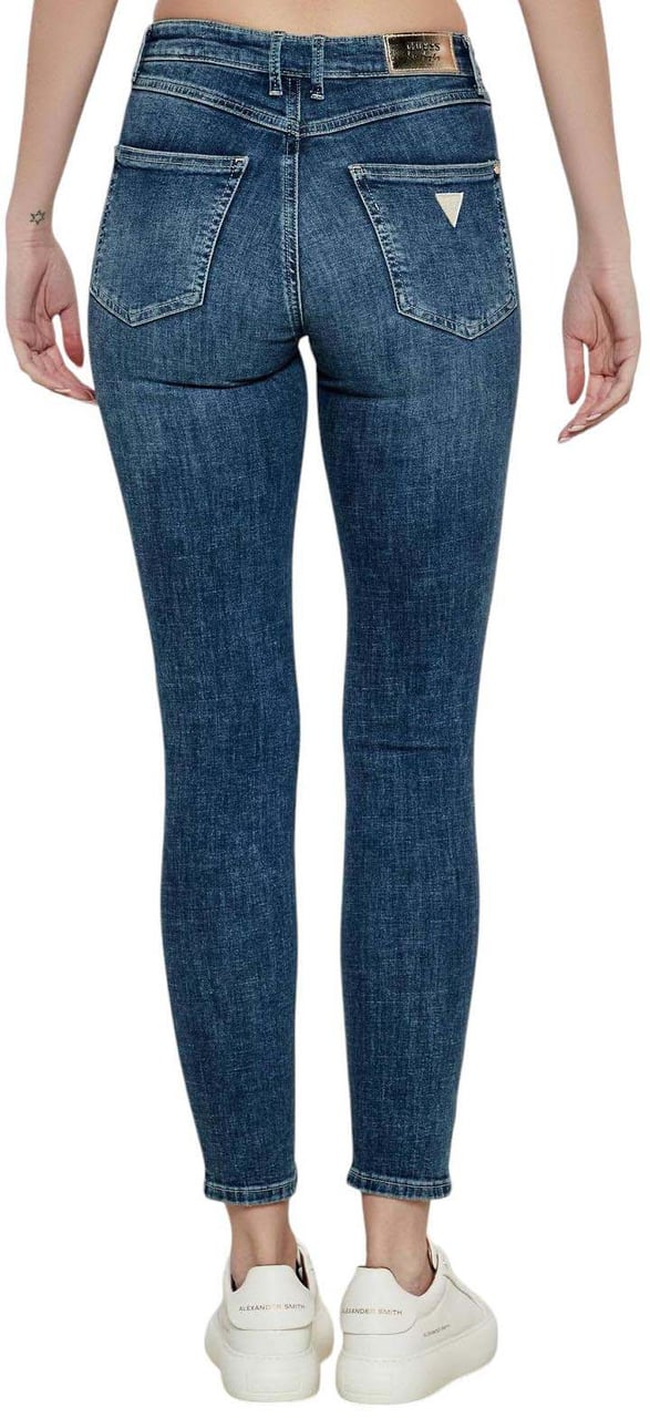 Guess Broek Blue Blauw