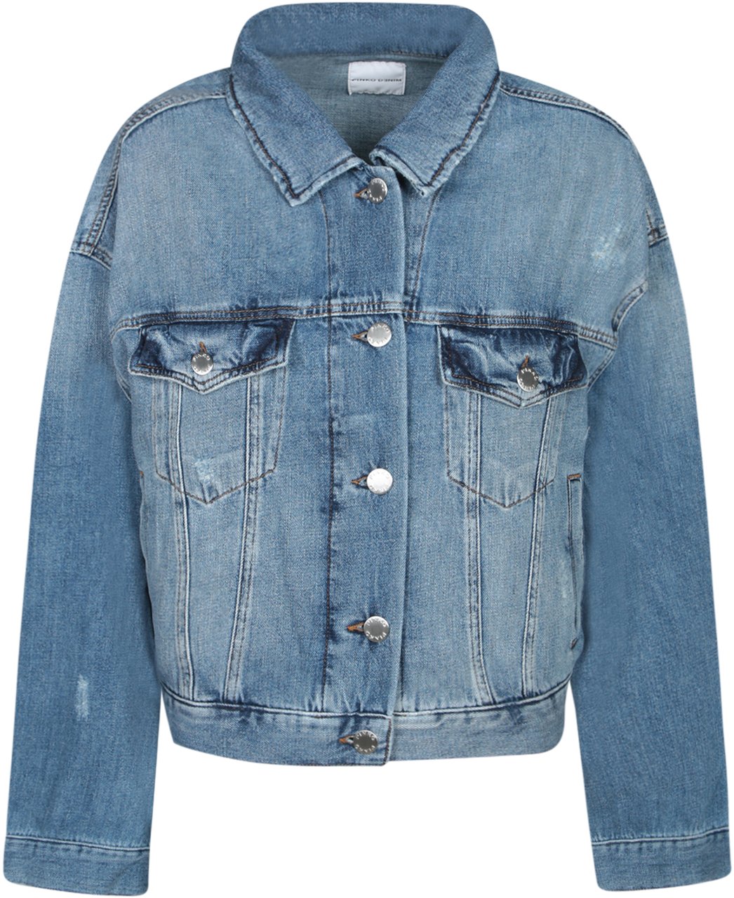 Pinko Denim jacket 'Gaborone' Blauw