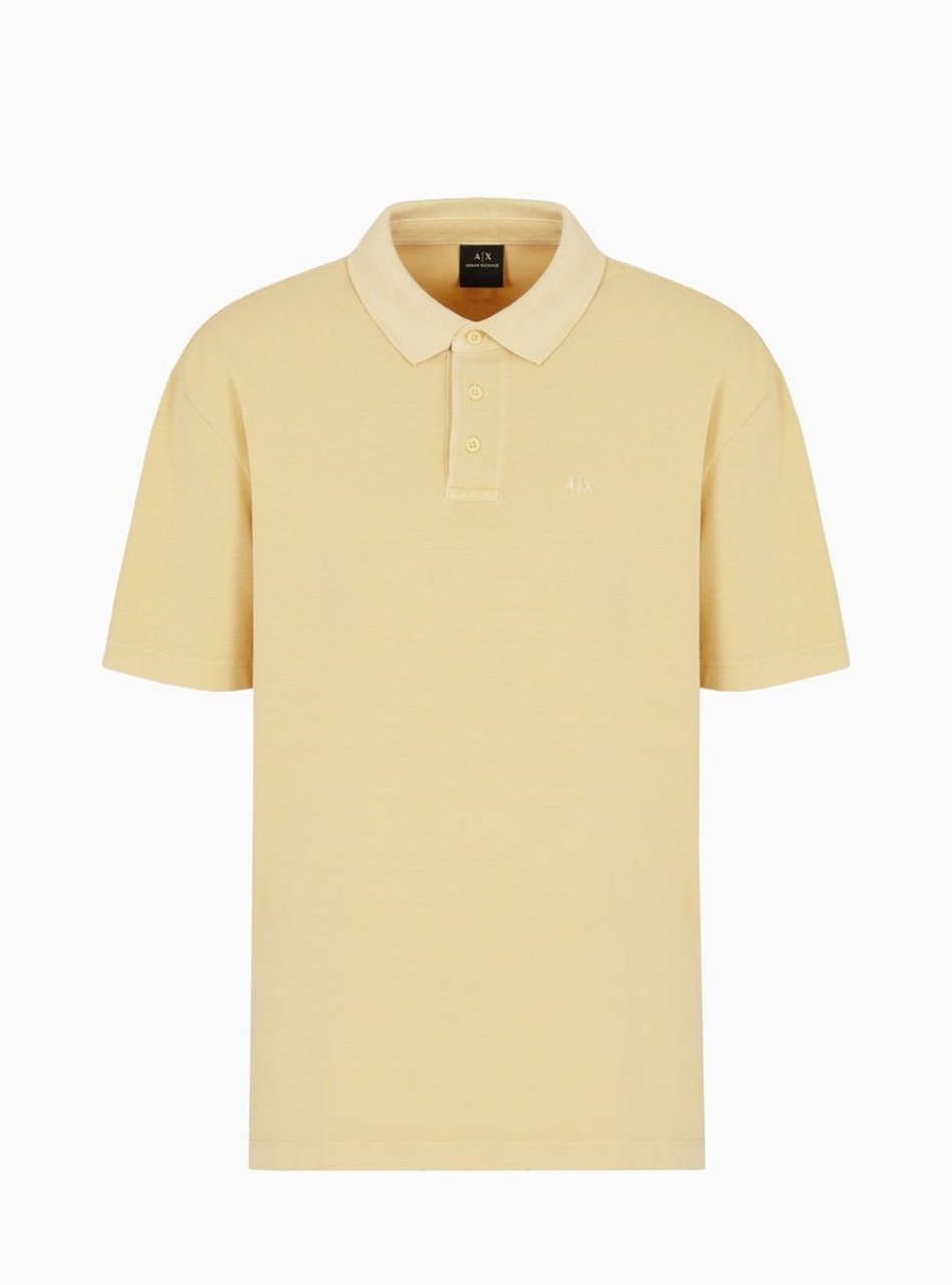 Armani Exchange T-Shirts And Polos Yellow Geel