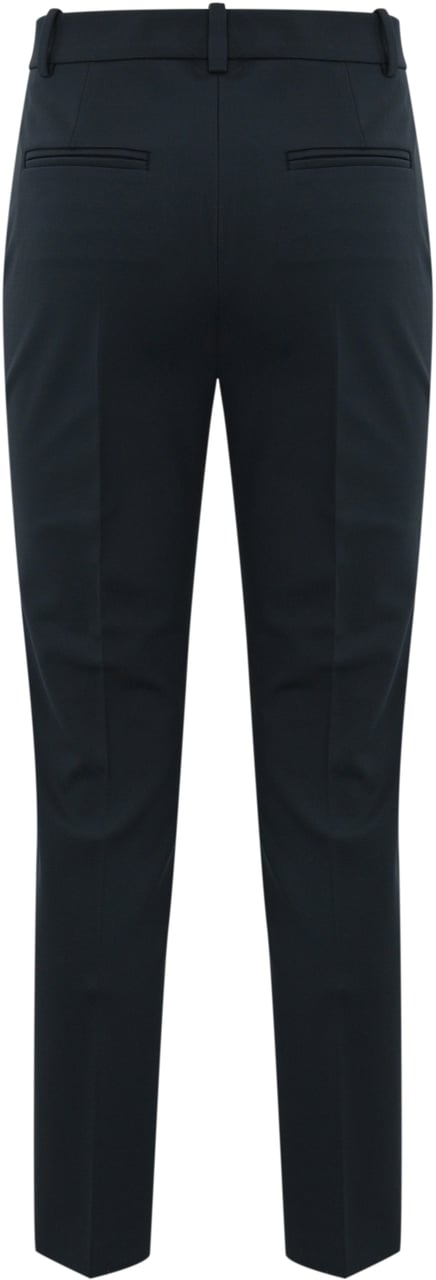 Pinko Trousers Blue Blauw