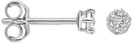Blush 7603WDI - Oorbellen 14 krt witgoud met diamant Divers