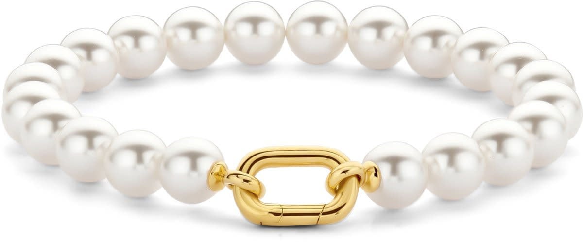 Ti Sento Ti Sento Armband 23036YP Zilver met Goude Plating en Parels Divers