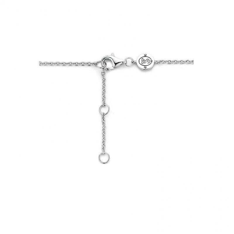 Ti Sento Ti Sento Armband 2925ZY Zilver Bi-color met Dubbele Cirkels en Zirkonia 16-20cm Divers