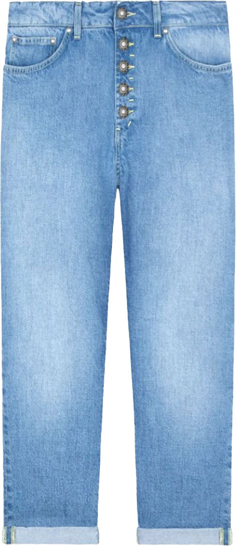 Dondup Trousers Blue Blauw