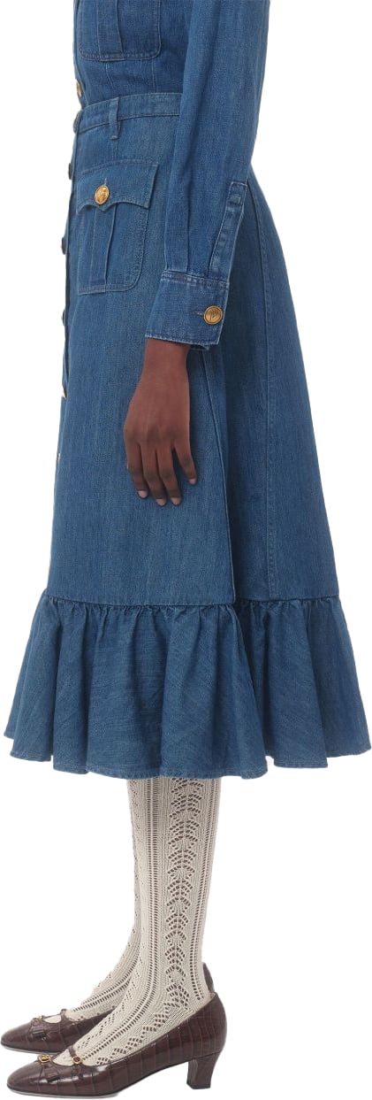 Valentino Skirts Blue Blauw
