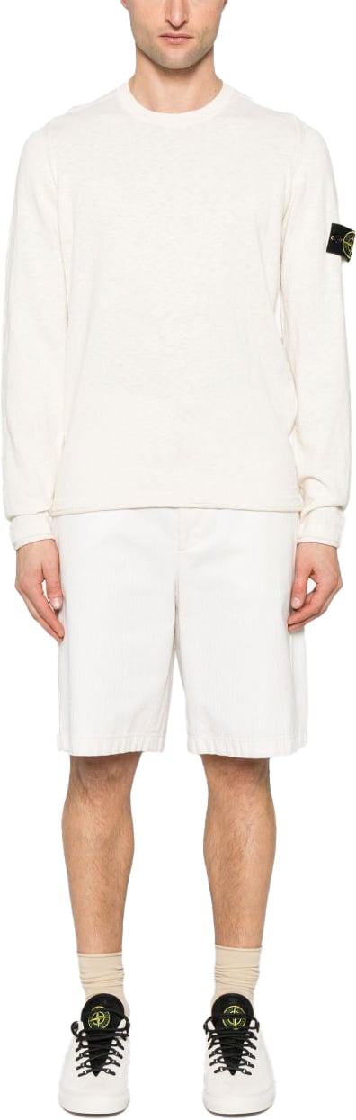 Stone Island Sweaters Ivory Wit
