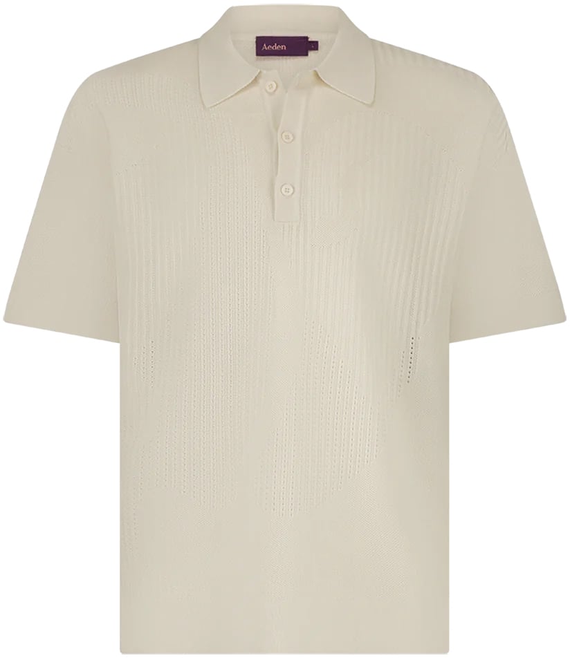 Aeden Yungh Polo Off White Wit