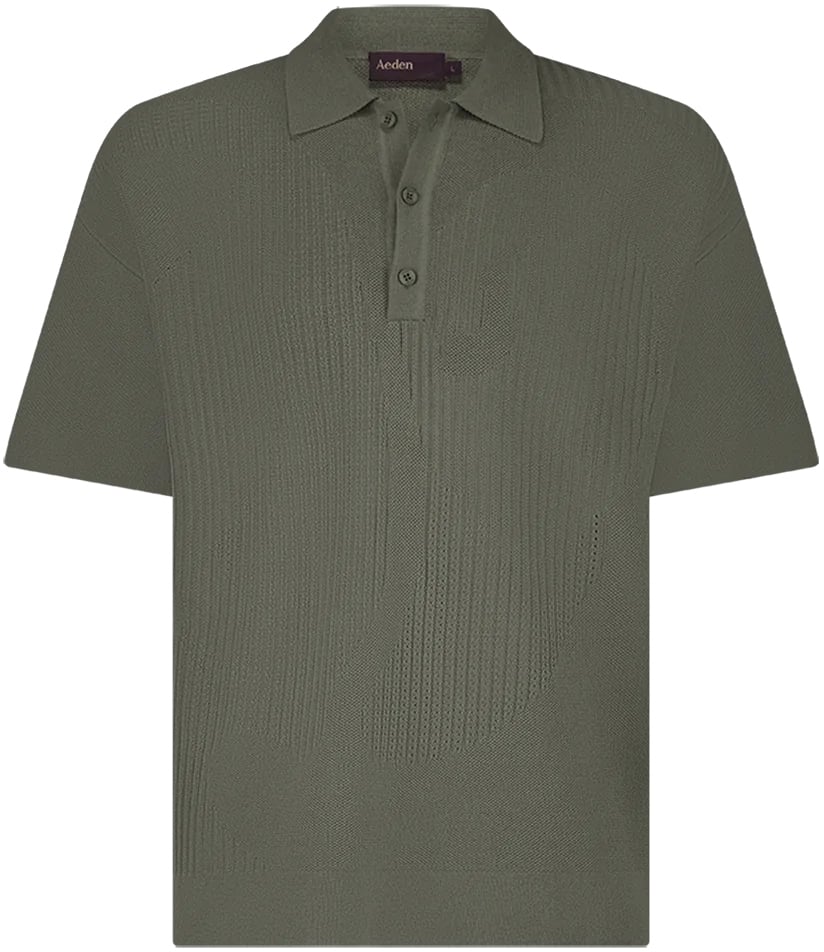 Aeden Yungh Polo Vetiver Groen