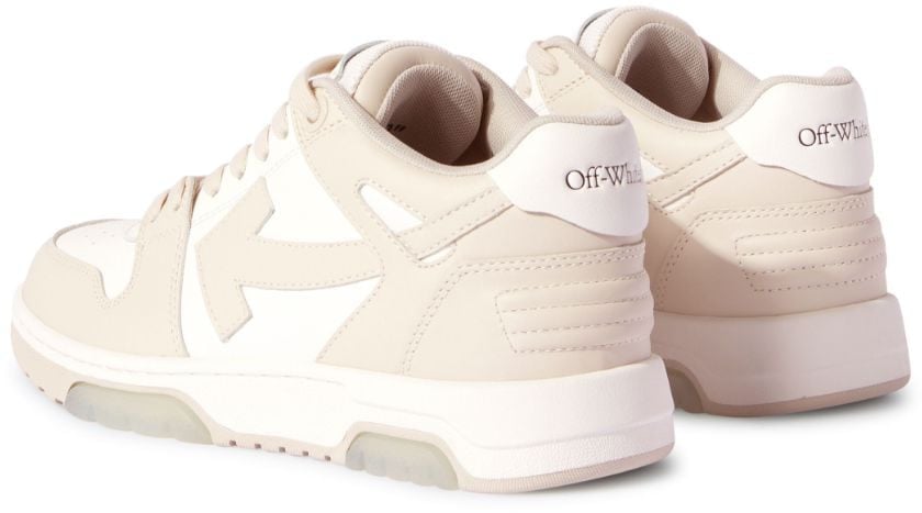 OFF-WHITE Dames Out Of Office Sneaker Wit/Beig Wit