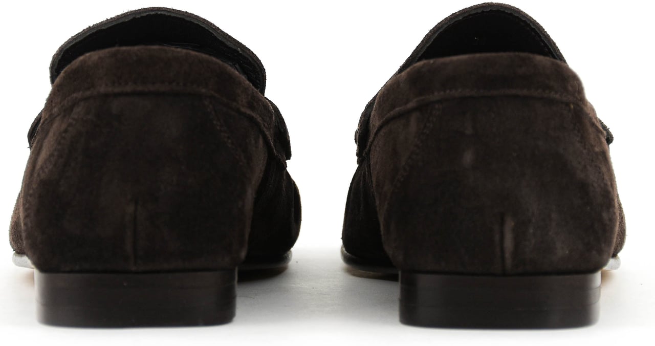 Posa Penny Loafer Wrinkle Dark Brown Bruin