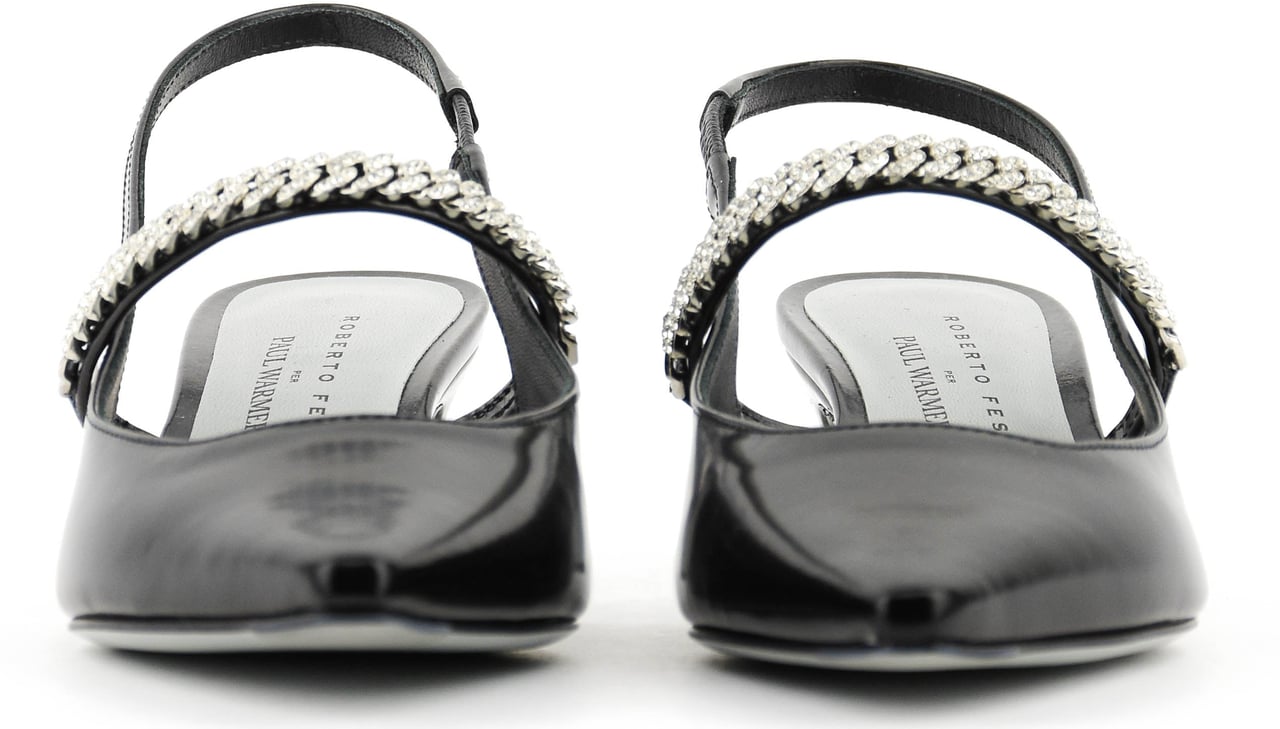 Roberto Festa Mallory Pump Slingback Black Zwart