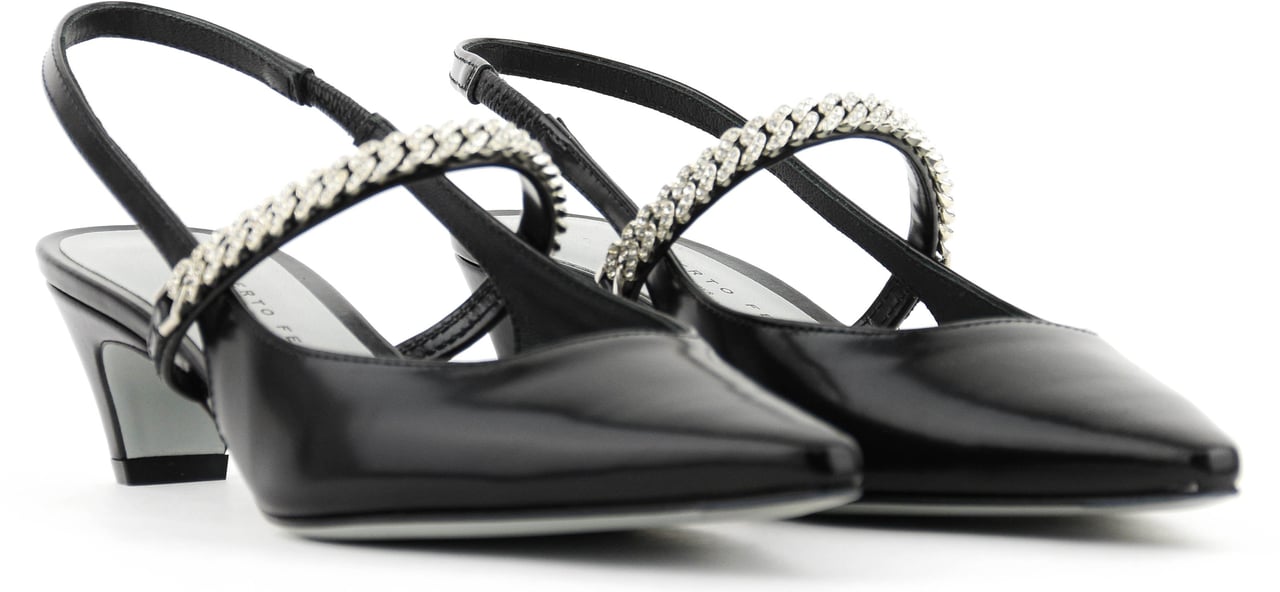 Roberto Festa Mallory Pump Slingback Black Zwart