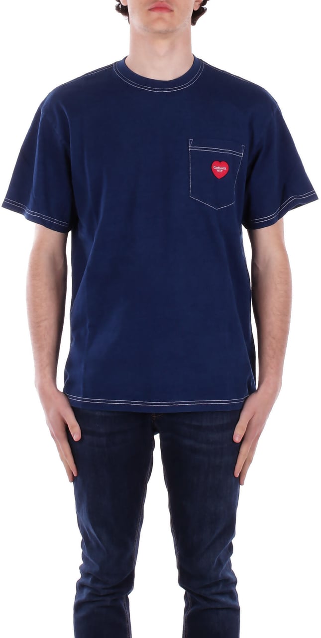 Carhartt T-Shirts And Polos Dark Blu Blauw
