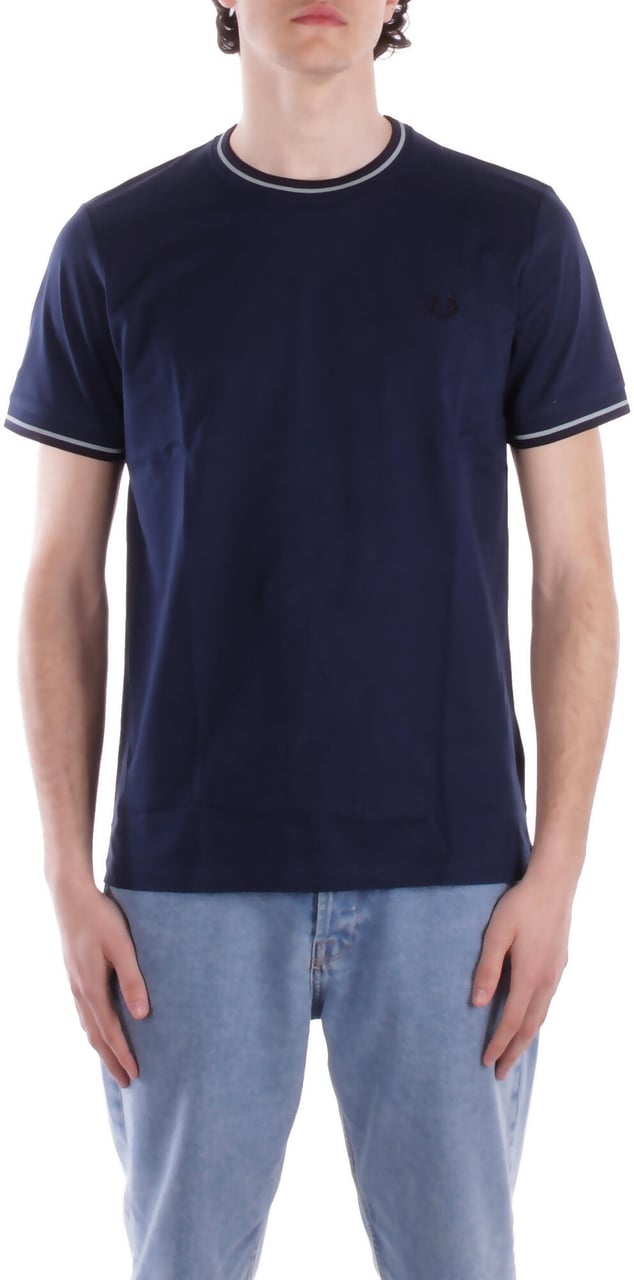 Fred Perry T-Shirts And Polos Blue Blauw