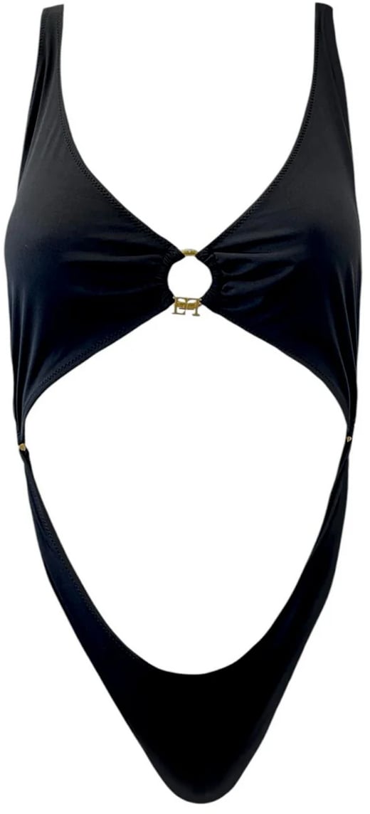 Elisabetta Franchi Sea Clothing Black Zwart