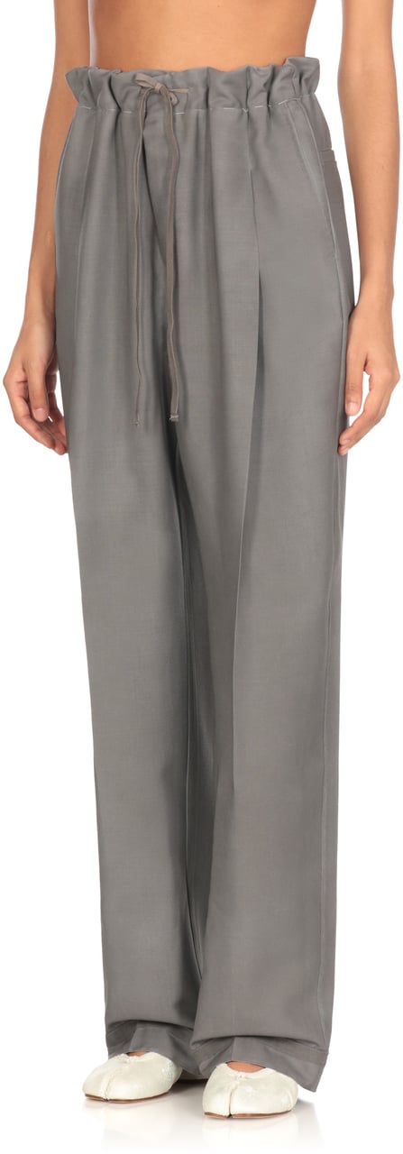 Maison Margiela Trousers Grey Grijs
