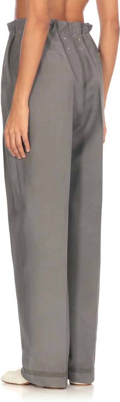 Maison Margiela Trousers Grey Grijs