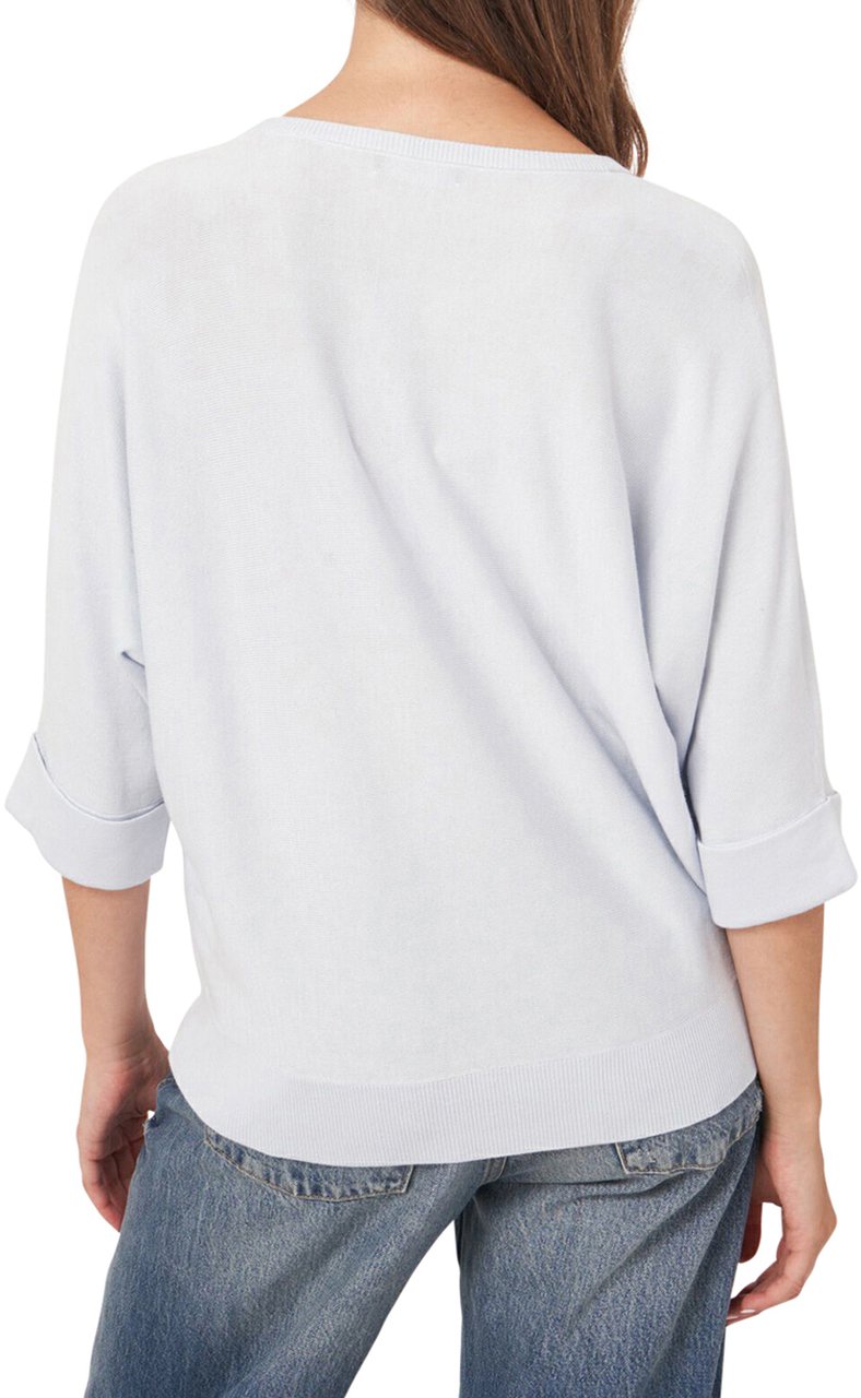 Repeat Cashmere Batwing Trui Blauw