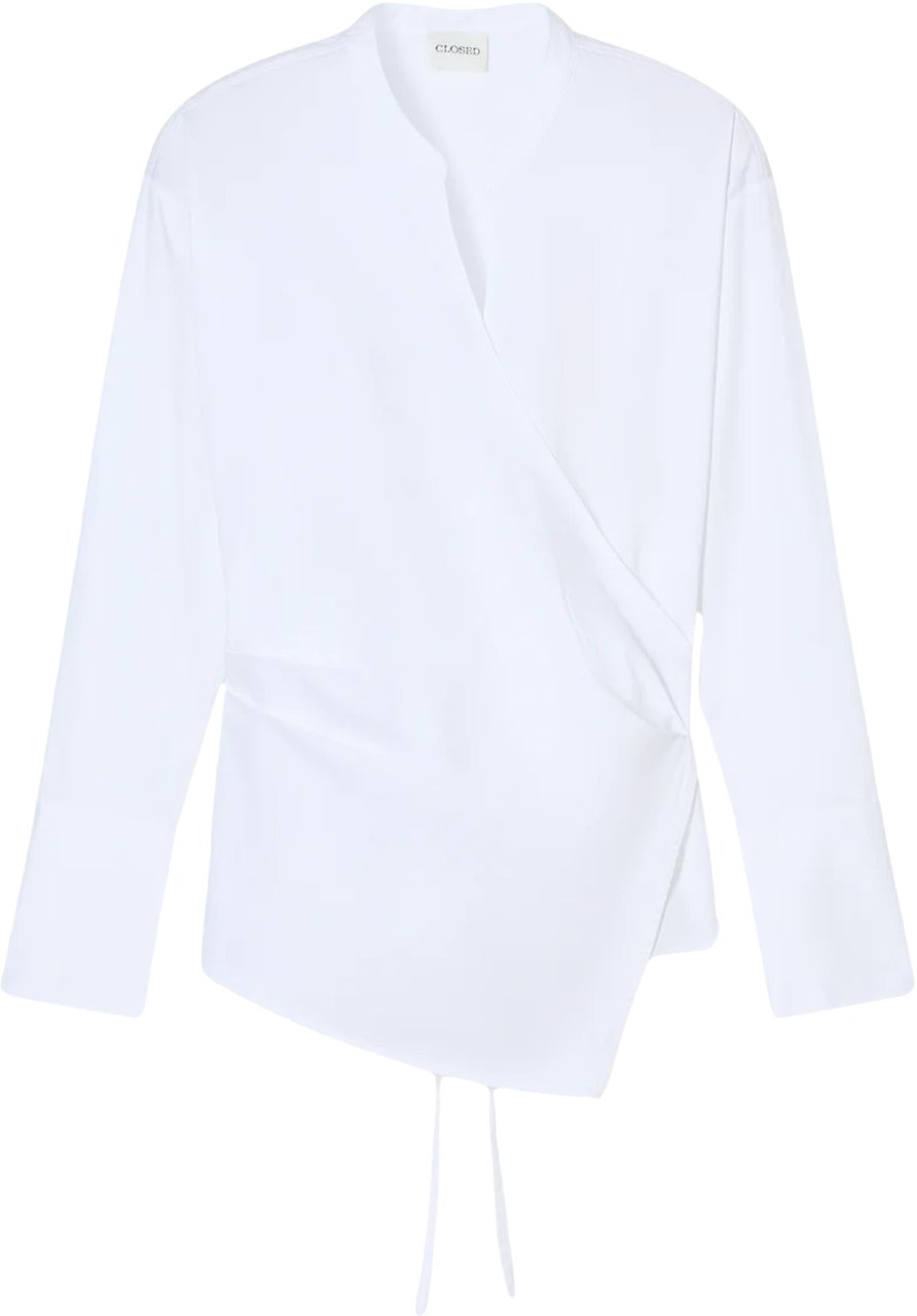 Closed Closed Wrapped Blouse Blouses Wit C94762-25e-22 Wit