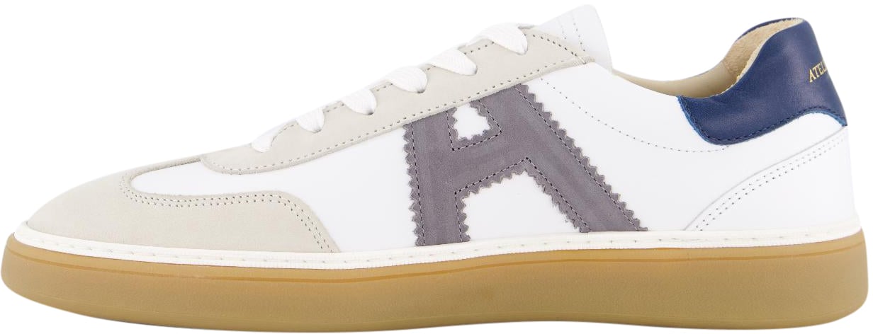 Atelier Verdi Heren Vico Sneaker Wit/Grijs Wit