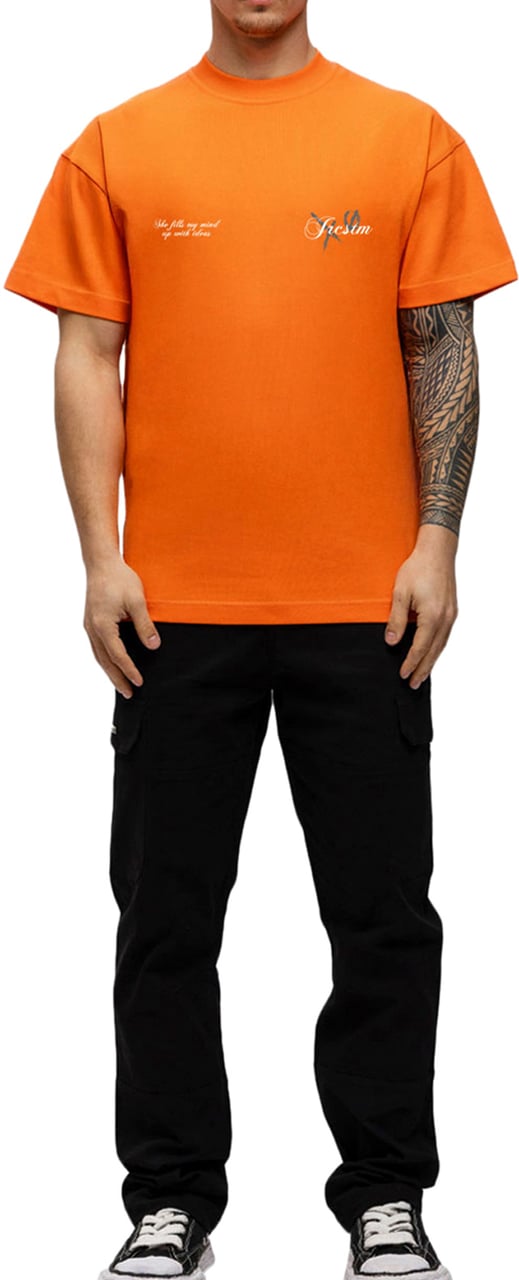 JORCUSTOM Angel Kd Loose Fit T-Shirt Orange Oranje