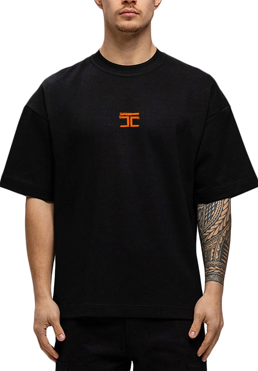 JORCUSTOM Artist Kd Oversized T-Shirt Black Zwart