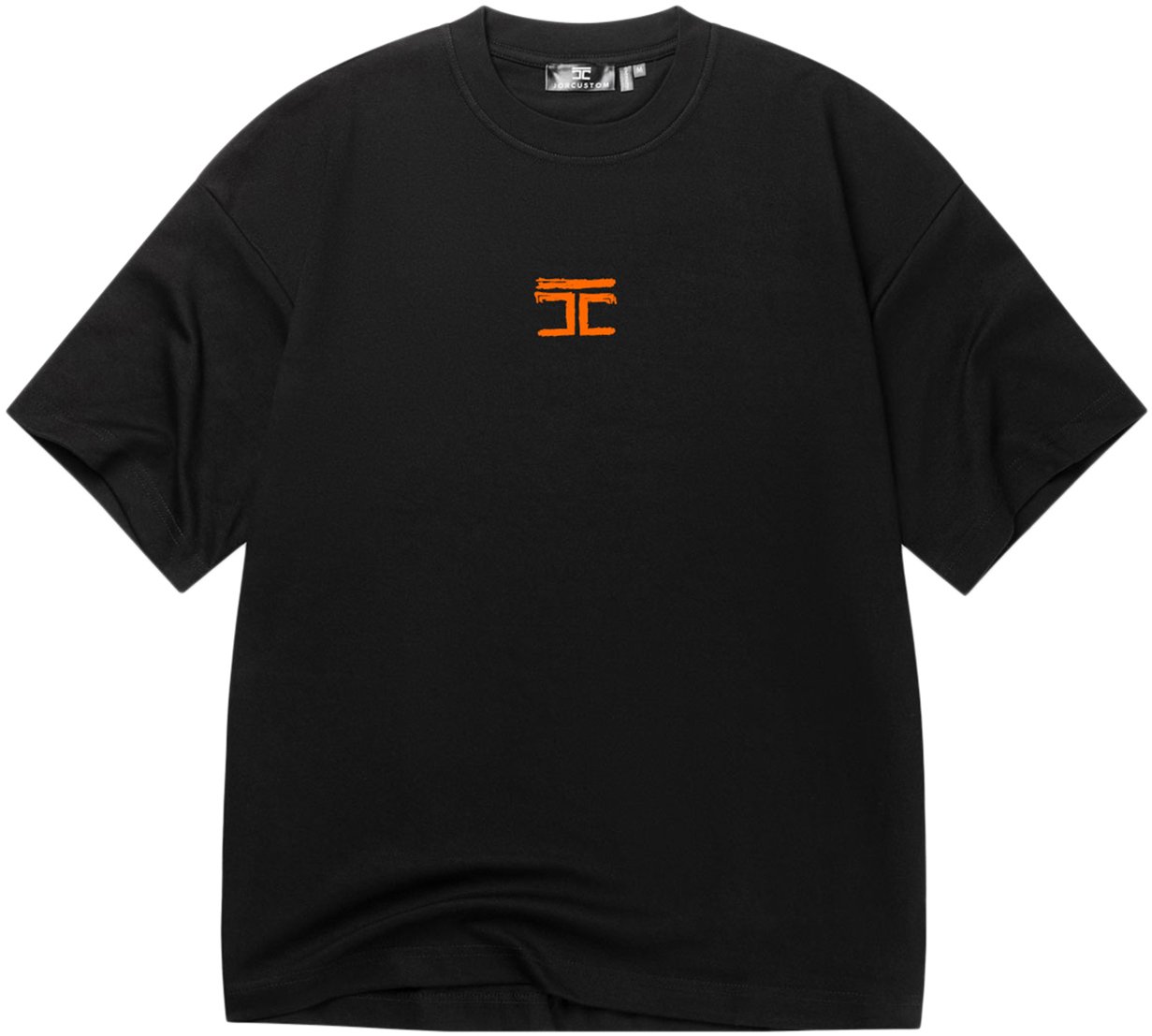 JORCUSTOM Artist Kd Oversized T-Shirt Black Zwart