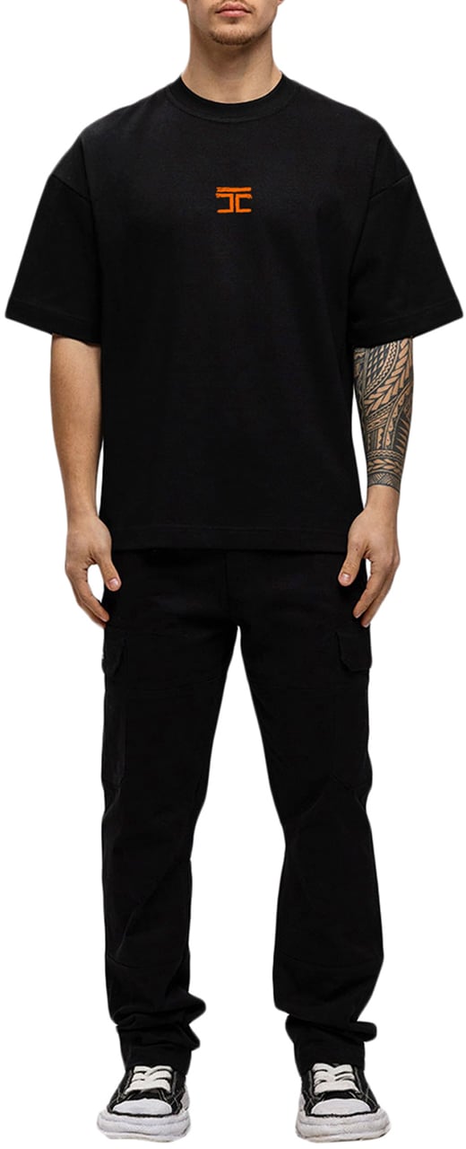 JORCUSTOM Artist Kd Oversized T-Shirt Black Zwart