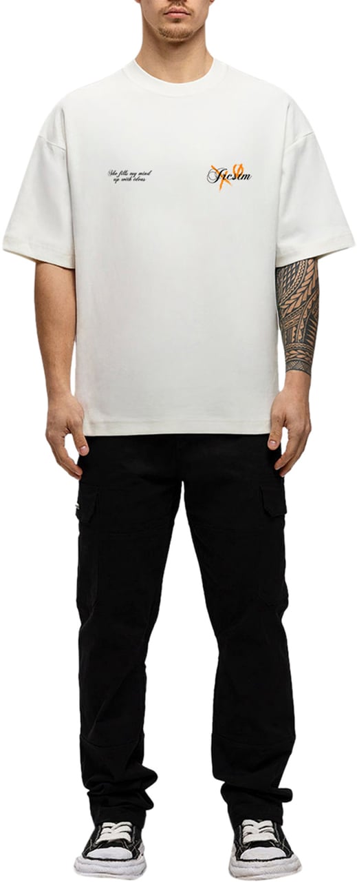 JORCUSTOM Angel Kd Oversized T-Shirt White Wit