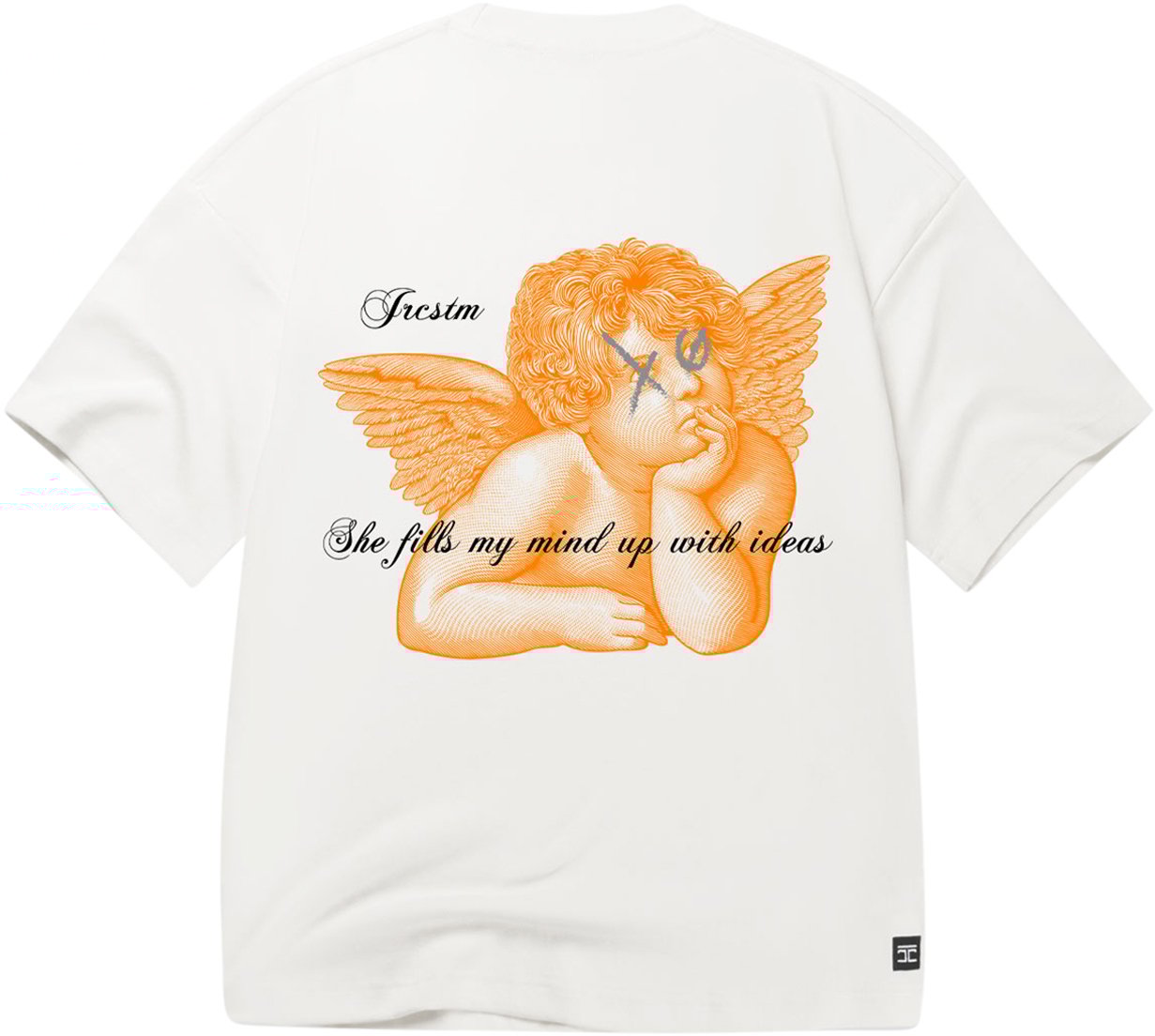 JORCUSTOM Angel Kd Oversized T-Shirt White Wit