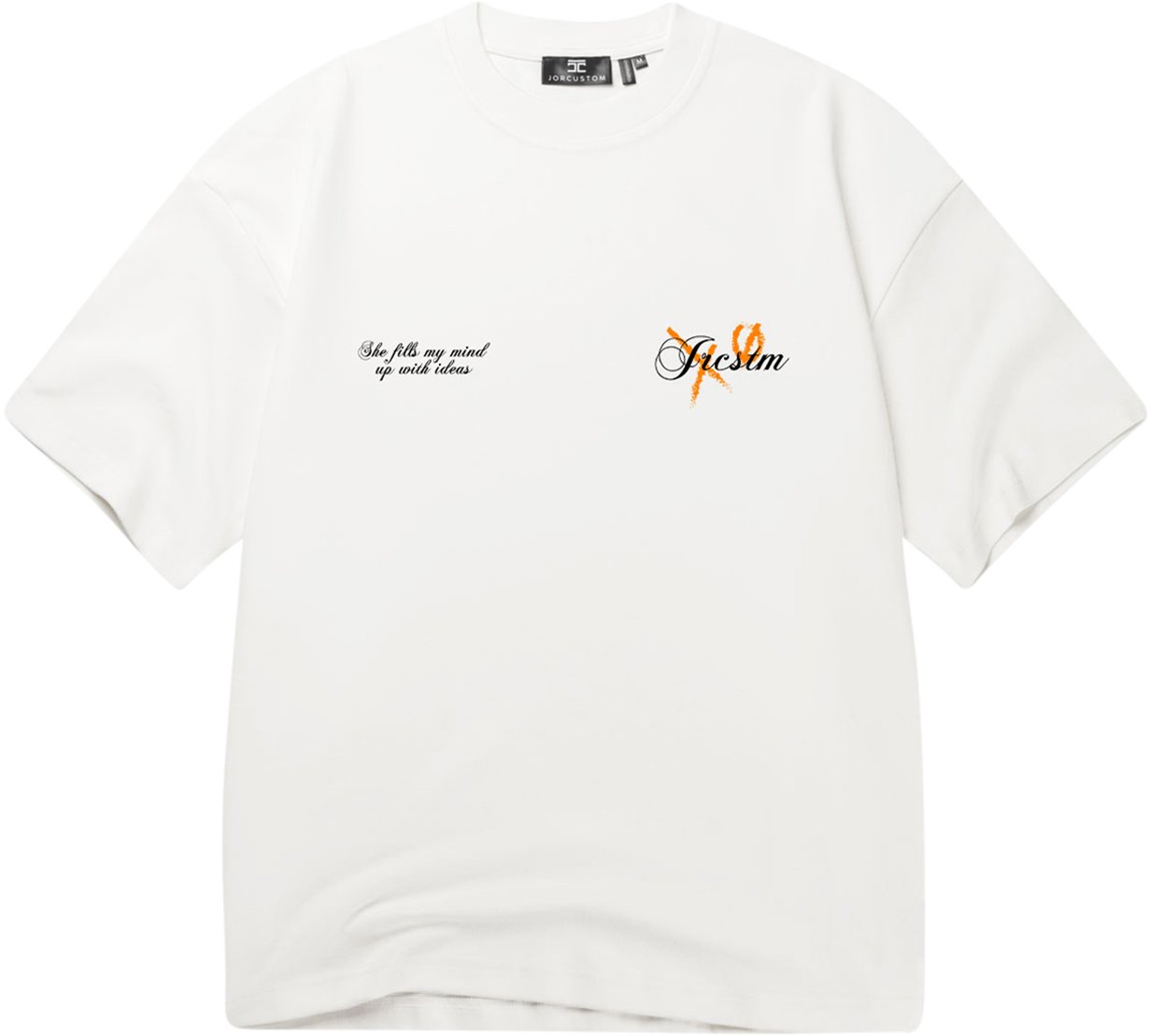 JORCUSTOM Angel Kd Oversized T-Shirt White Wit