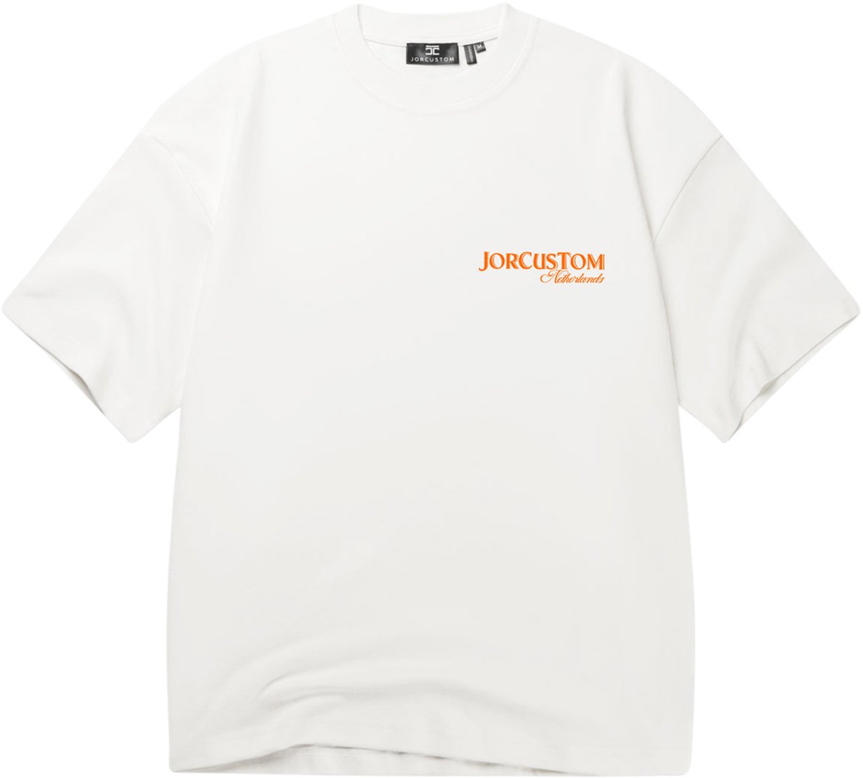 JORCUSTOM Ribbon Kd Oversized T-Shirt White Wit