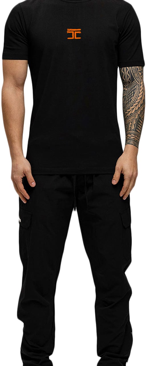 JORCUSTOM Artist Kd Slim Fit T-Shirt Black Zwart