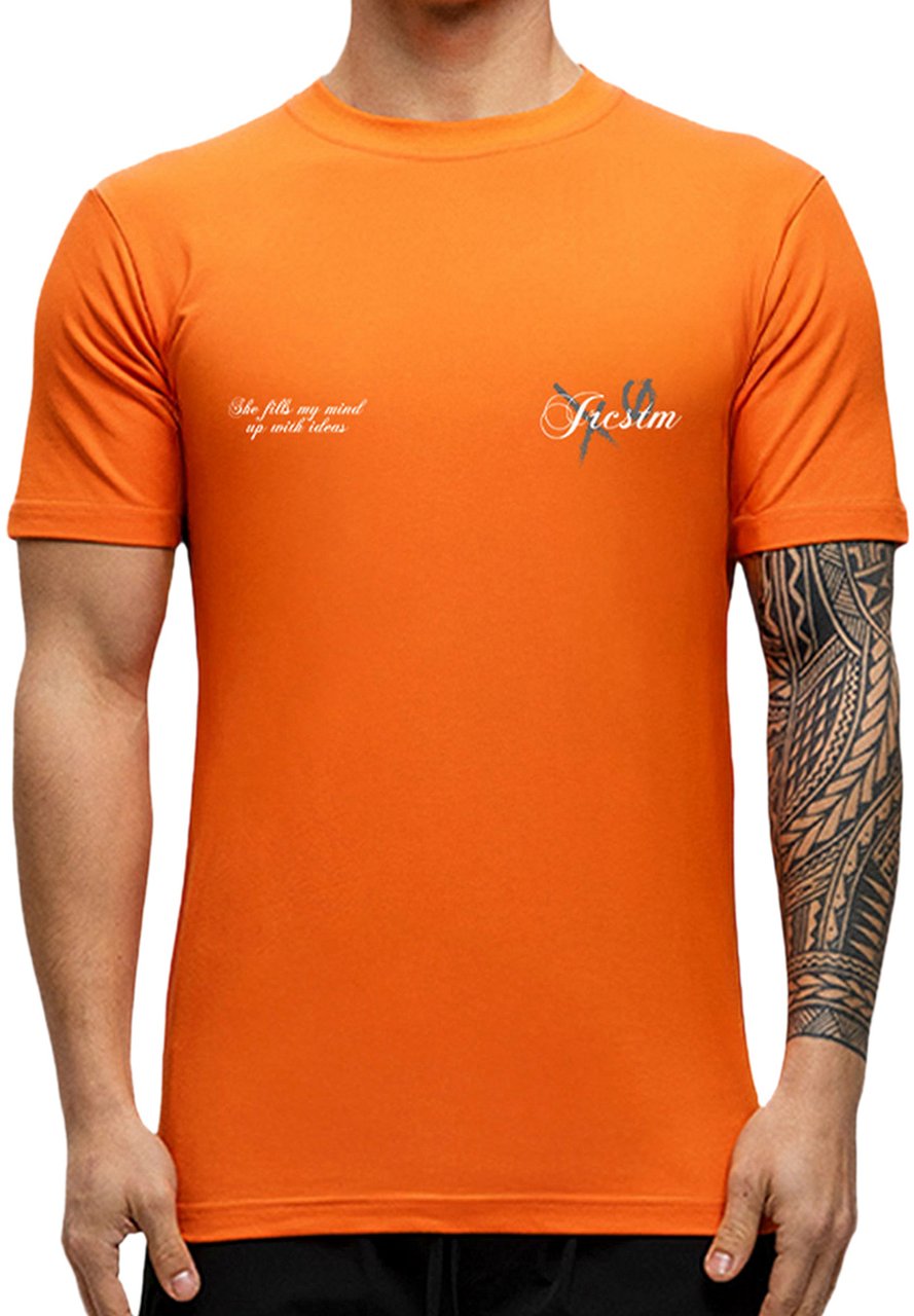 JORCUSTOM Angel Kd Slim Fit T-Shirt Orange Oranje