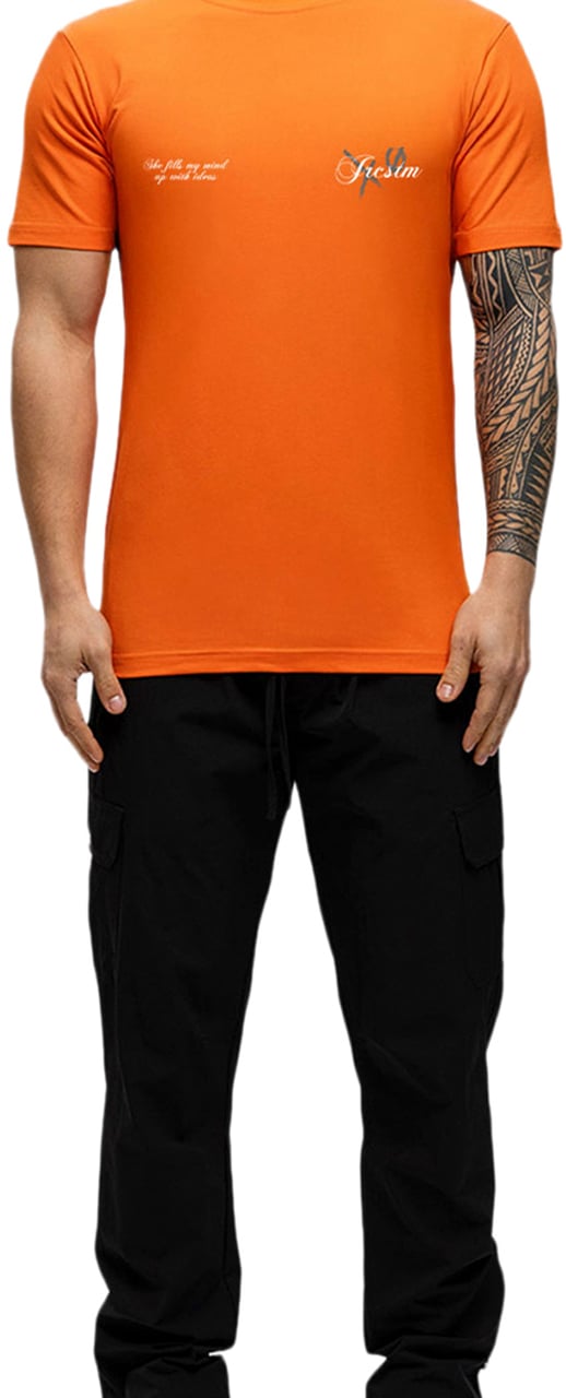 JORCUSTOM Angel Kd Slim Fit T-Shirt Orange Oranje