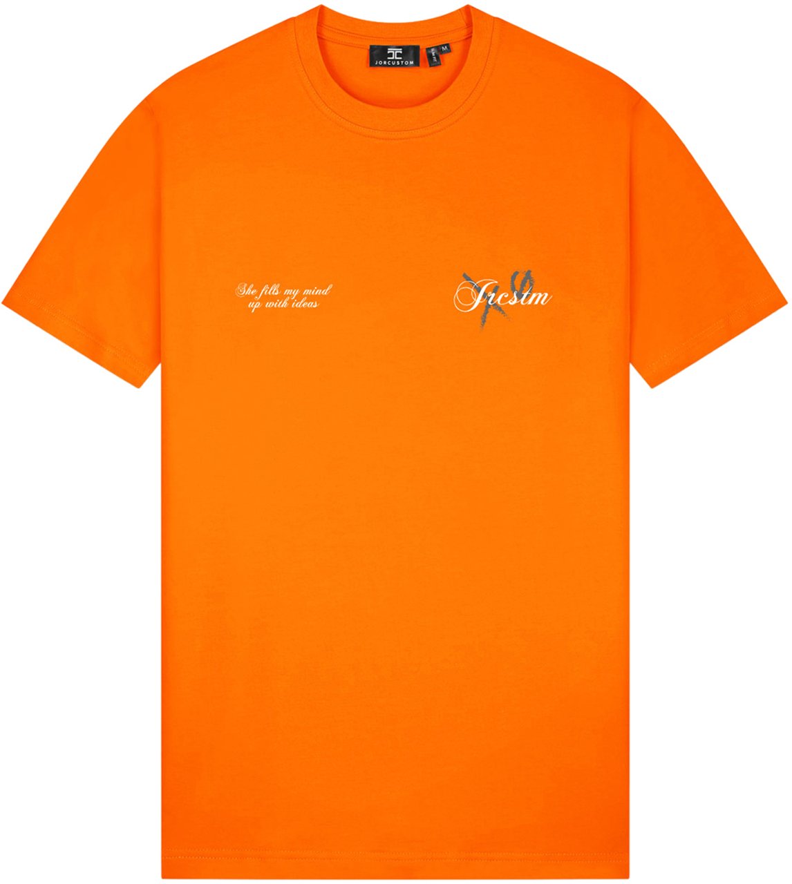 JORCUSTOM Angel Kd Slim Fit T-Shirt Orange Oranje