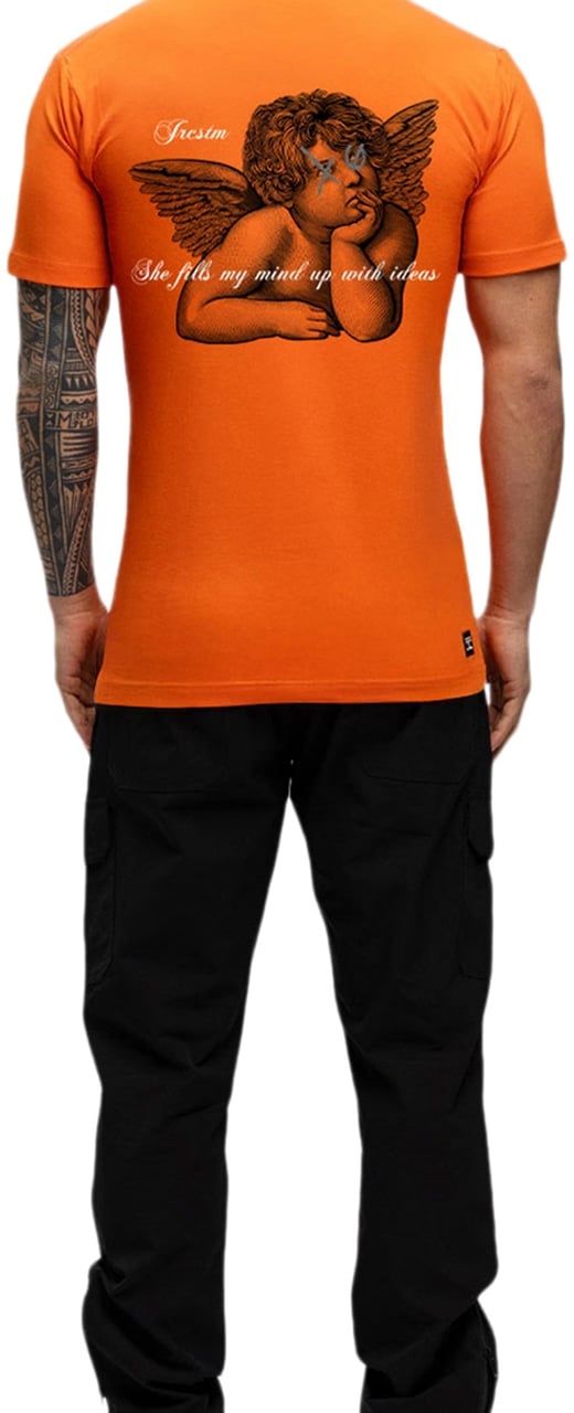 JORCUSTOM Angel Kd Slim Fit T-Shirt Orange Oranje