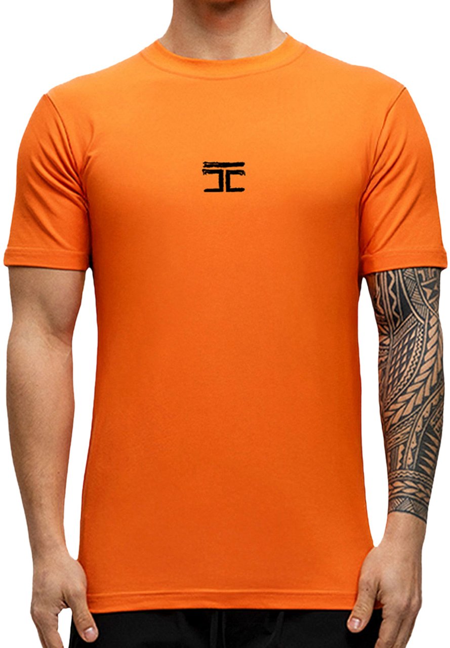 JORCUSTOM Artist Kd Slim Fit T-Shirt Orange Oranje