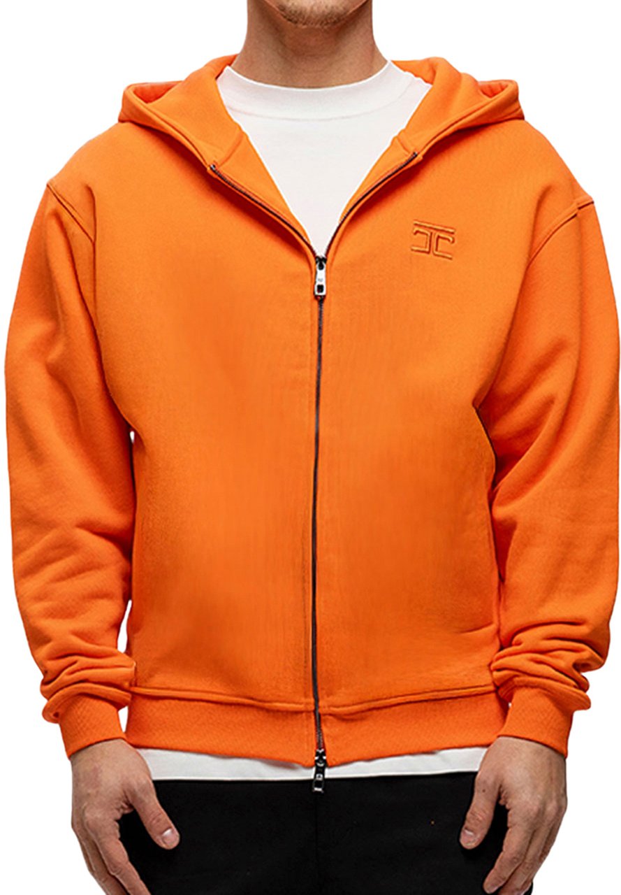 JORCUSTOM Script Kd Zipped Hoodie Orange Oranje